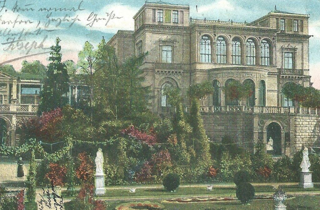 Die Villa Berg um 1906.