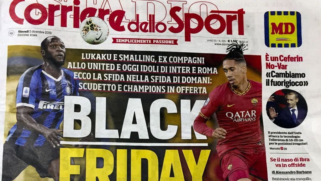Corriere dello Sport: Sportzeitung sorgt mit „Black Friday“-Schlagzeile für Skandal