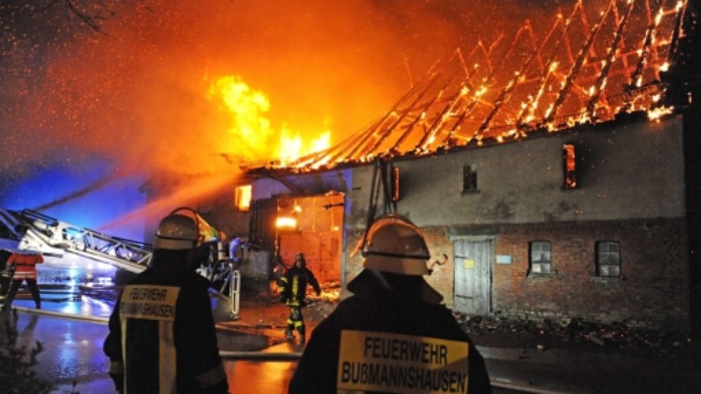 Brand in Schwendi: Mann stirbt auf ehemaligem Bauernhof