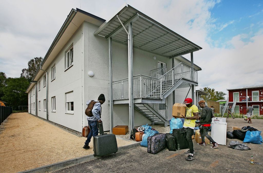 Vorerst werden 70 Flüchtlinge in die neue Unterkunft einziehen. Foto: Horst Rudel