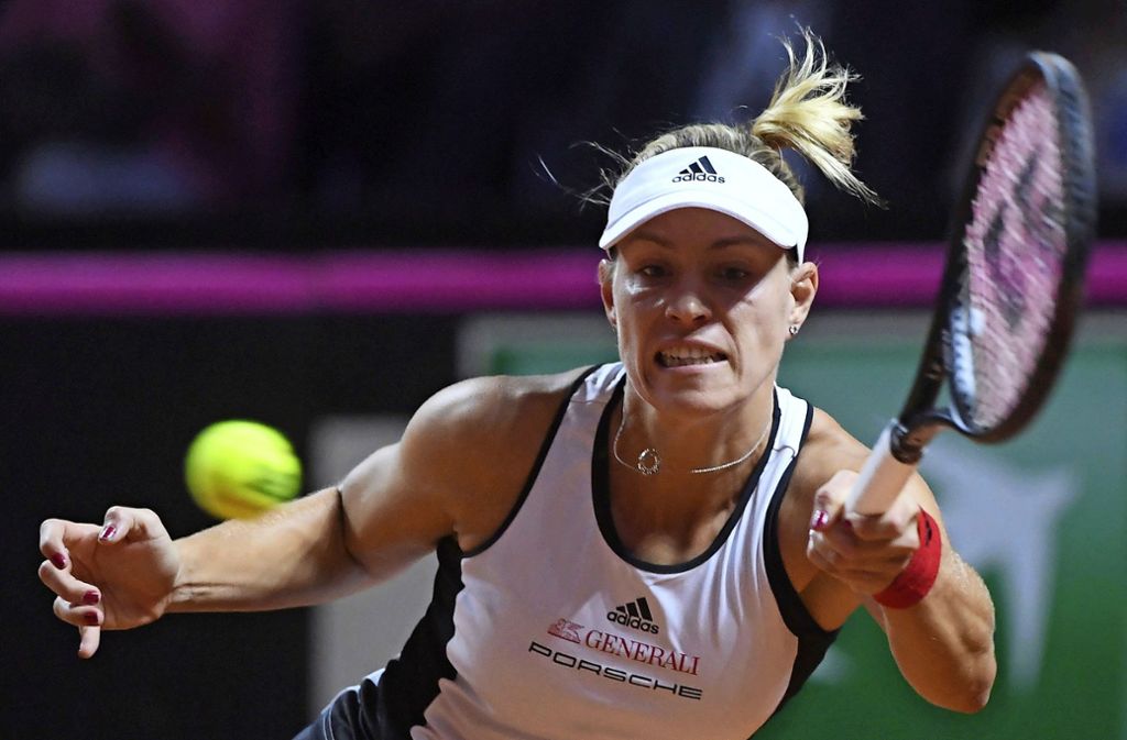 Tennis Turnier In Stuttgart Angelique Kerber Tritt Gegen Kroatin