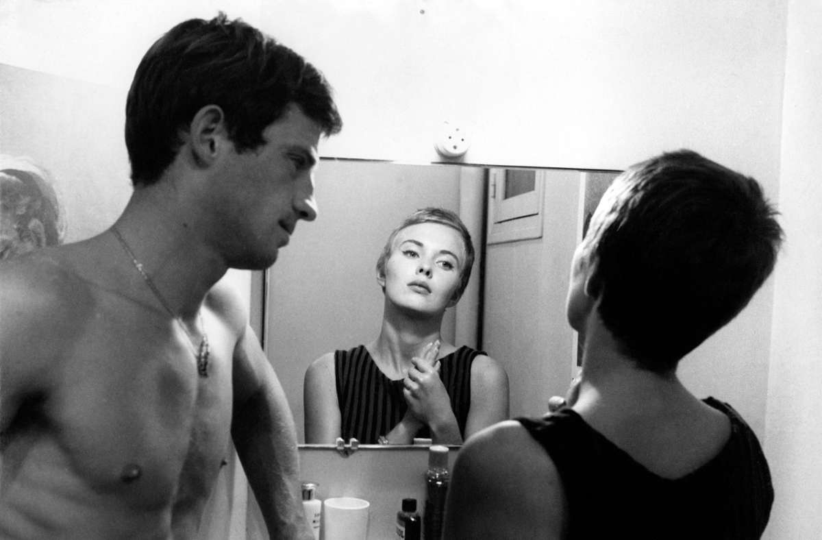 „Außer Atem“ (1960): Jean-Paul Belmondo und Jean Seberg