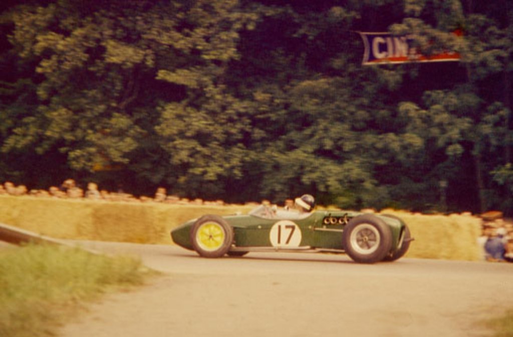 GP 1960 in der Formel 2: Jim Clark (GB) auf Lotus 18.