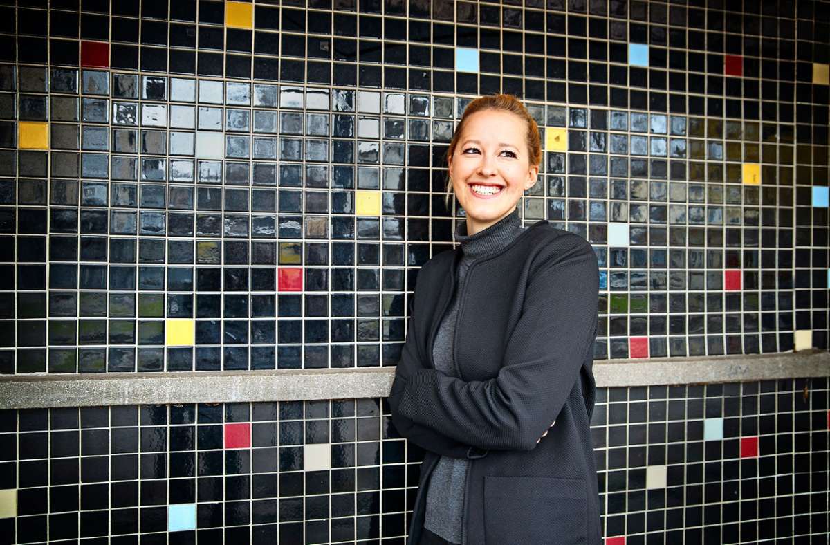 Laura Stiefel freut sich, dass ihre Spende geholfen hat, einen todkranken Menschen  zu heilen. Foto: /Gottfried Stoppel