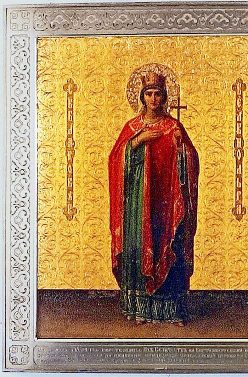 Die „Heilige Olga“, eine russische Ikone, fehlt dem Landesmuseum Württemberg seit 2018.