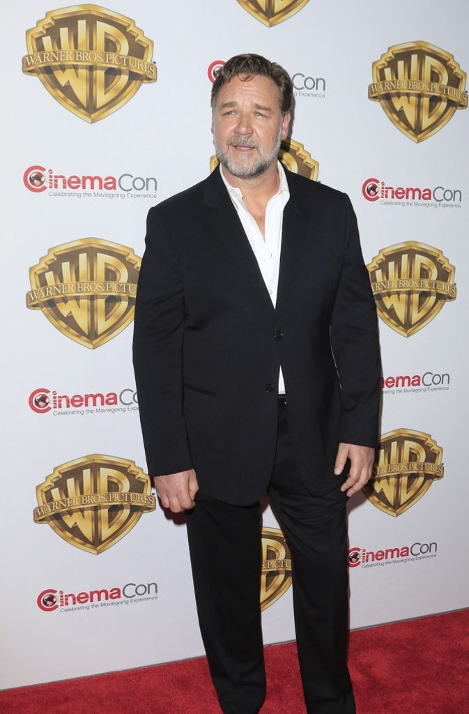 Russell Crowe („Gladiator“) bei der CinemaCon 2016.