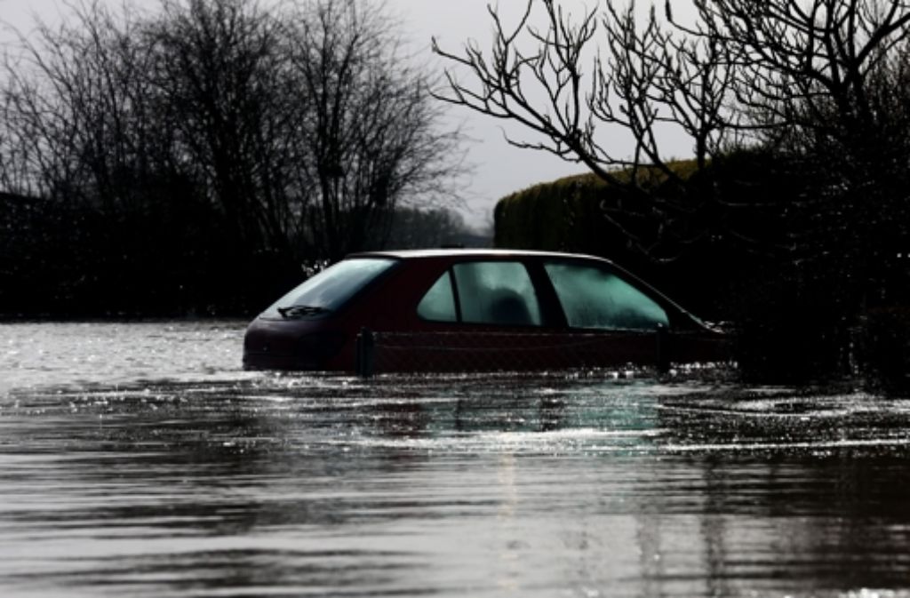 Fotos vom aktuellen Hochwasser in Großbritannien.