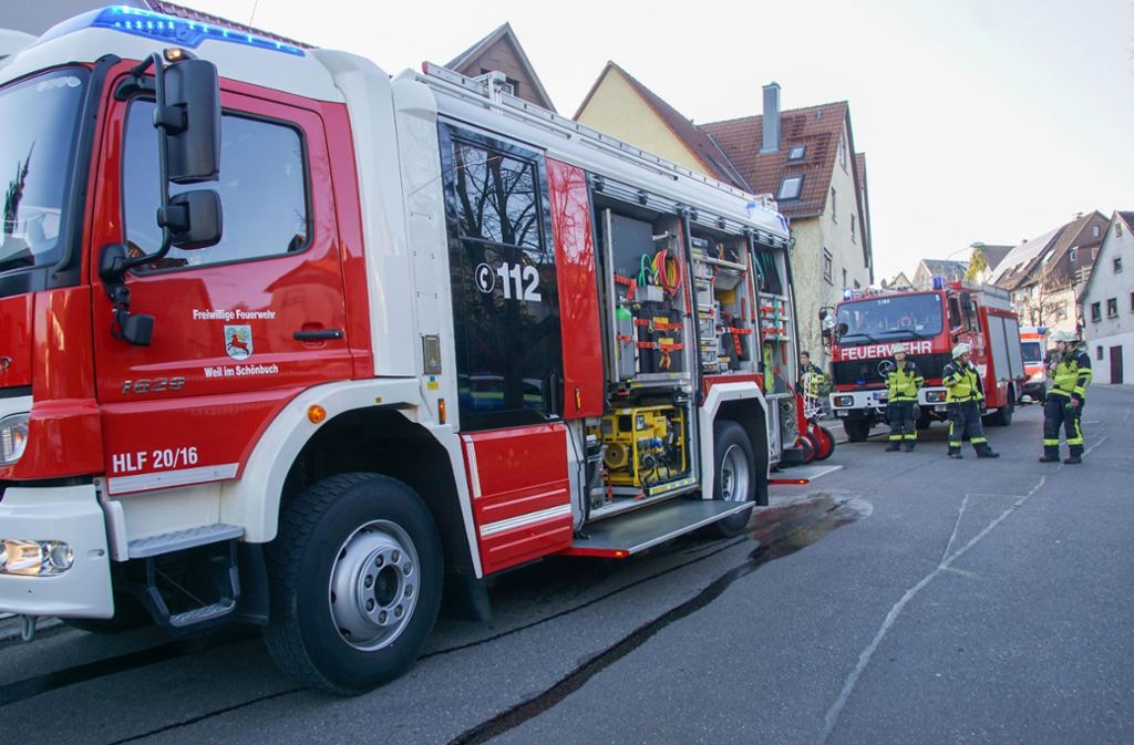 Insgesamt vier Fahrzeuge und 20 Feuerwehrleute waren im Einsatz.