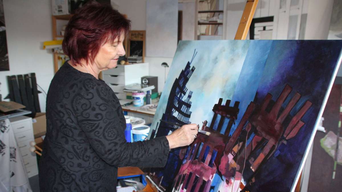 Karin Genitheim aus Hochdorf: Eine Malerin aus Leidenschaft