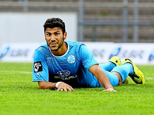 Mit drei Toren in sieben Ligaspielen, darunter ein  gekonnter Fallrückzieher in Bielefeld,  ist Elia Soriano gut in die neue Drittligasaison gestartet Foto: Baumann