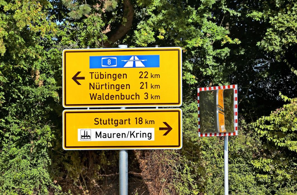 Steinenbronn: Das neue Straßenschild strotzt vor Fehlern - Leonberger  Kreiszeitung