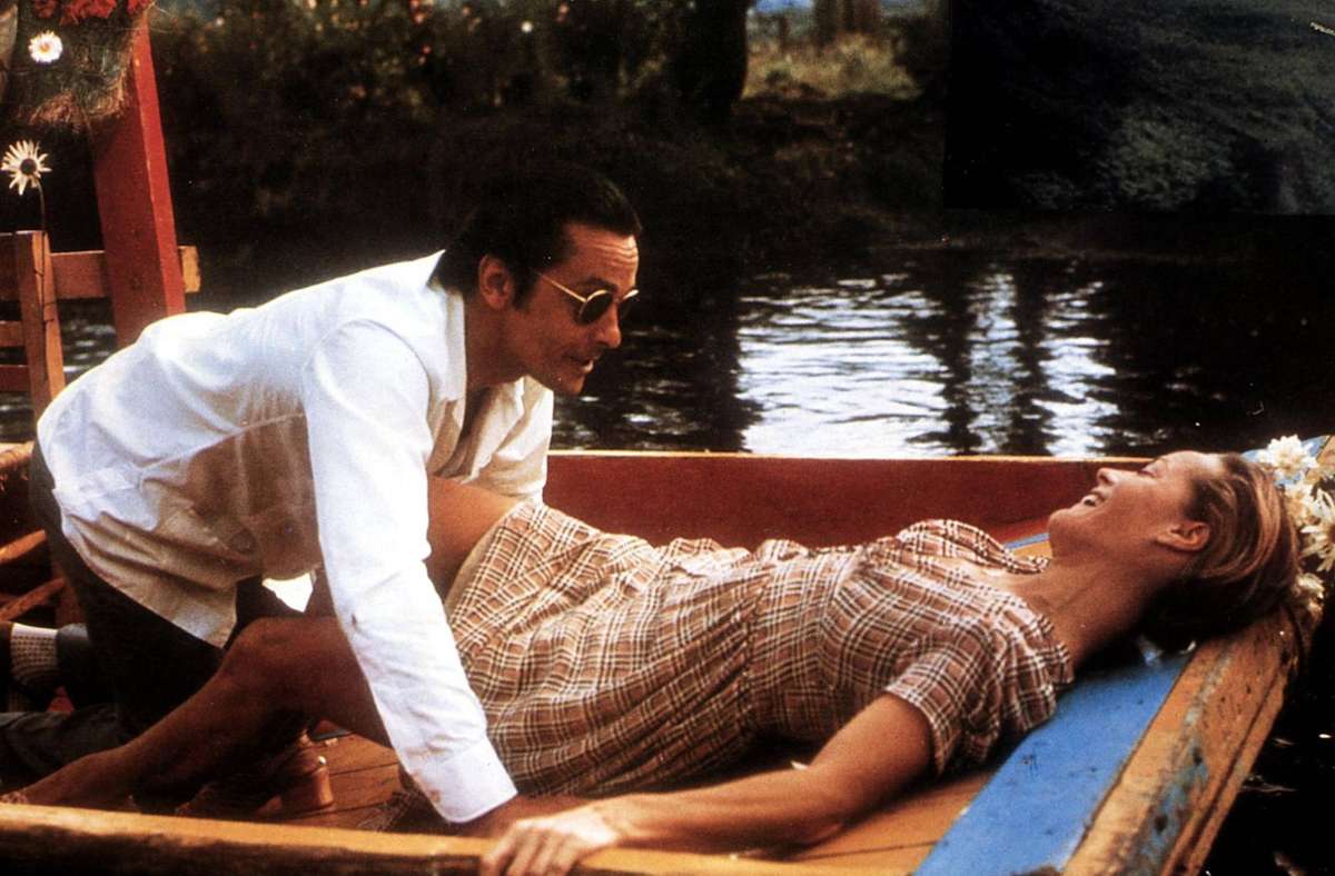 Romy Schneider und Alain Delon 1972 in „Das Mädchen und der Mörder“
