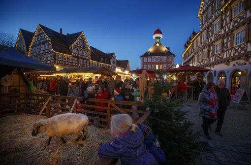 Der Schorndorfer Weihnachtsmarkt – hier ein Bild aus 2019 – fällt auch dieses Jahr Corona zum Opfer. Foto: Gottfried Stoppel/Gottfried Stoppel