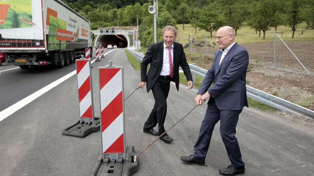 Herrenberg: Sanierung beendet: Wieder freie Fahrt im  Schönbuchtunnel