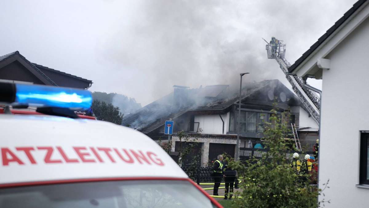 Nach Wohnhausbrand in Lorch: Polizei nimmt Tatverdächtigen fest