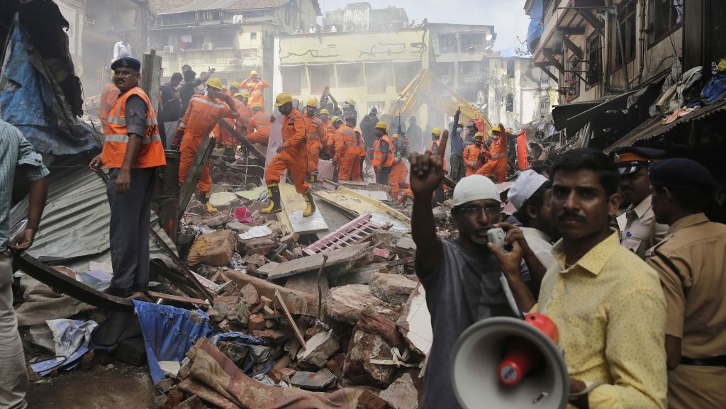 Mumbai: Dutzende Tote bei Hauseinsturz