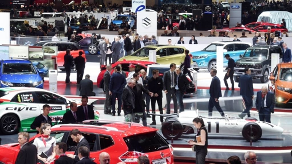 Autosalon in Genf: Die  VW-Show fällt der Krise zum Opfer