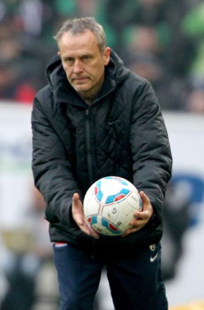 Realistische Einschätzung: "Wir hätten verlieren können, und wenn Weihnachten und Ostern auf einen Tag gefallen wären, hätten wir vielleicht auch gewonnen." Freiburgs Trainer Christian Streich nach dem 0:0 bei Borussia Mönchengladbach.