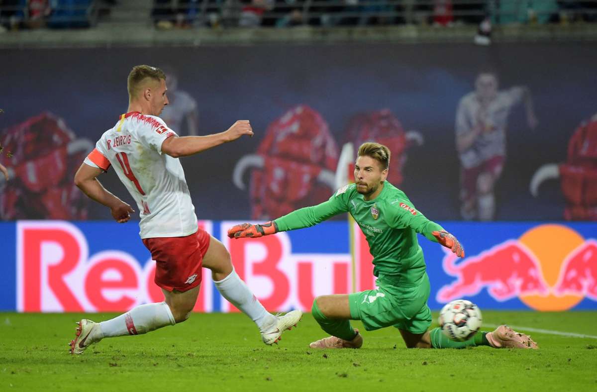 Auch am 26. September 2018 gibt es für den VfB in Leipzig nichts zu holen. In der Nachspielzeit der ersten Hälfte überwindet Willi Orban den Gästetorhüter Ron-Robert Zieler und trifft zum 1:0.