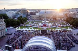 Streit um den Schlossplatz in Stuttgart: Land hält an der Zusage für die Jazz Open fest