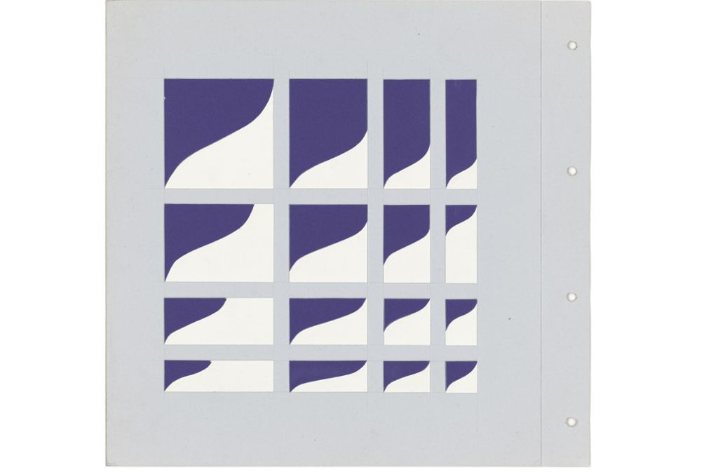 Auf die Details kommt es an – wie die 16 Varianten eines flexiblen Markenzeichens aus einer Präsentationsmappe des Grafischen Ateliers Stankowski + Duschek zeigen.