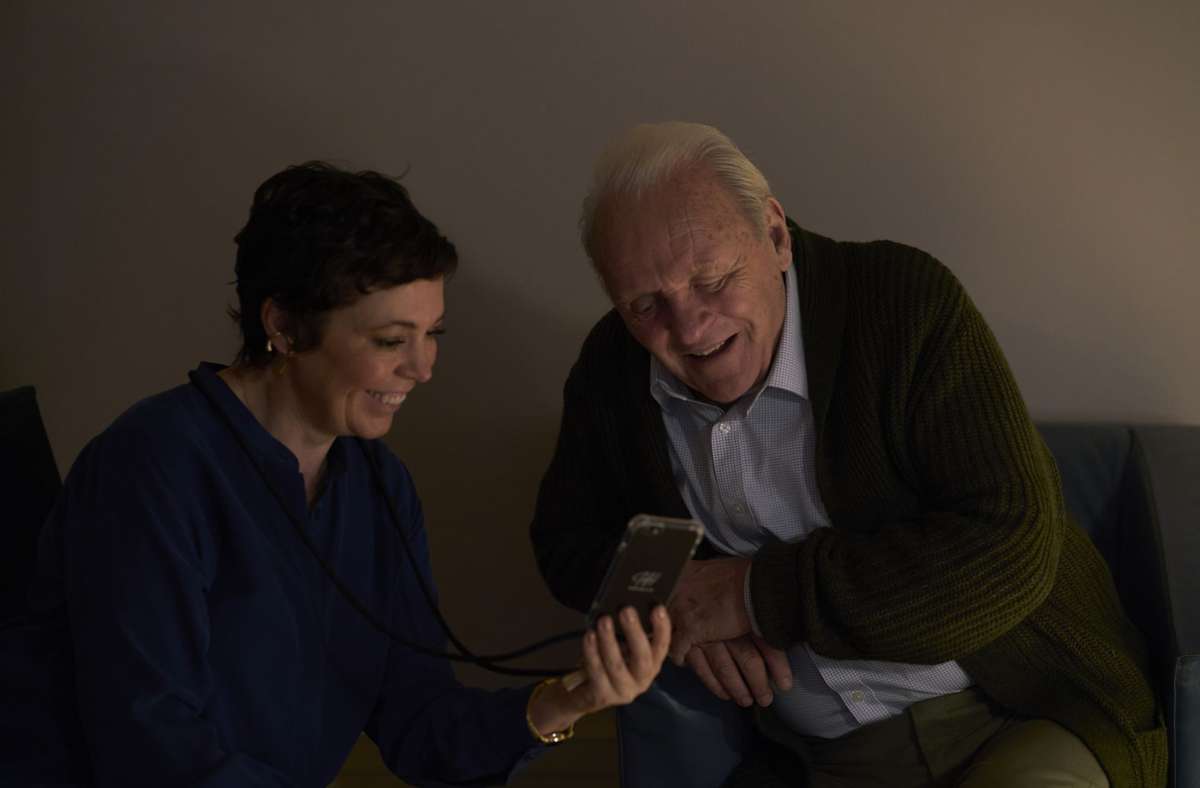 Anthony Hopkins und Olivia Colman in „The Father“