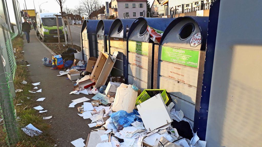 Stuttgarter Norden: Mit Besen und Strafen gegen  Müllsünder