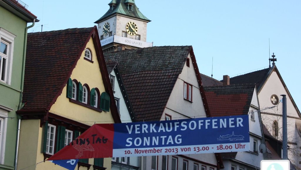 Verkaufsoffene Sonntage in Bad Cannstatt: Sonntags bleiben mehr Geschäfte zu als erhofft