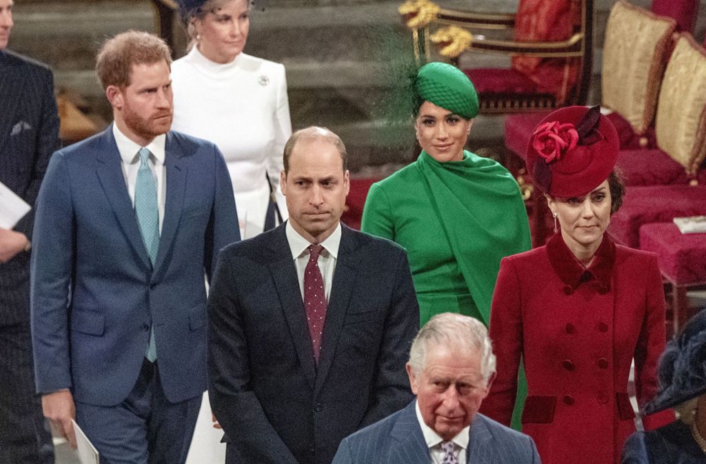 Prinz William und Herzogin Kate waren ebenfalls in der Westminster Abbey.