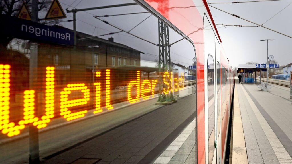 Weil der Stadt/Calw: Die Region Stuttgart will die S-Bahn nach Calw