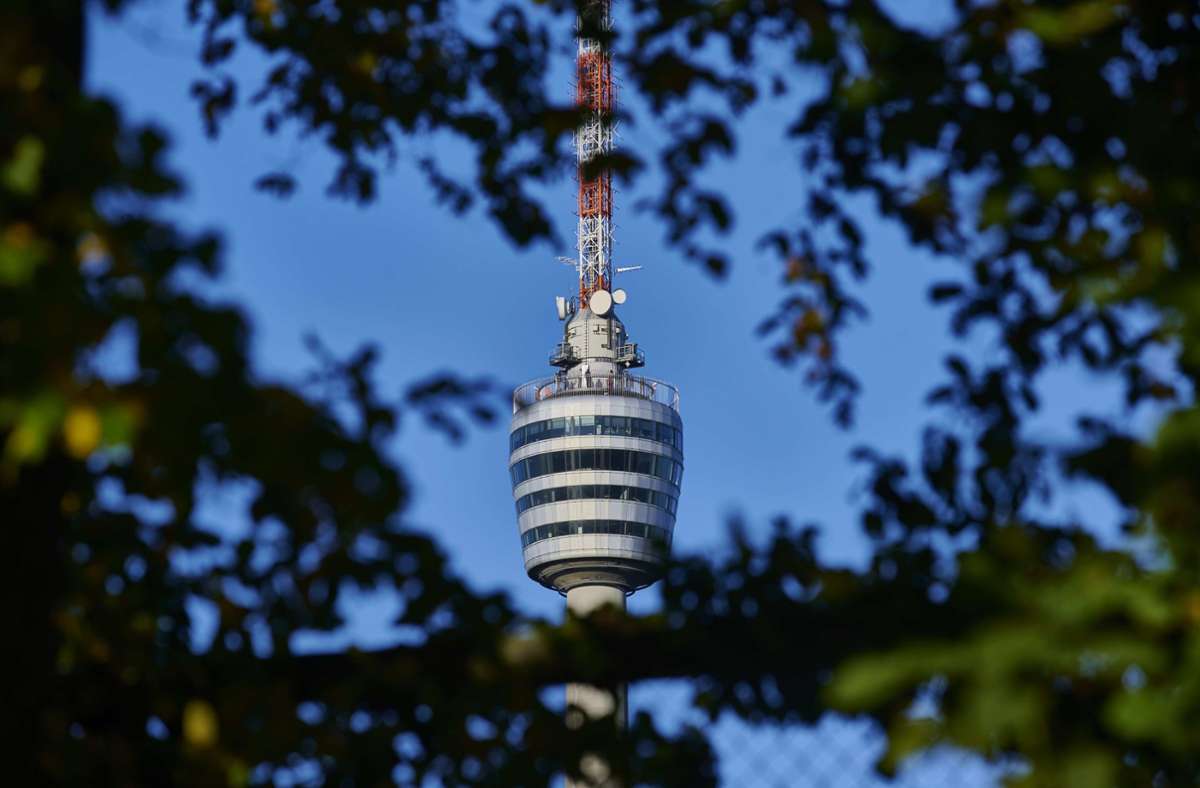 Der Fernsehturm ist das Stuttgarter Wahrzeichen.