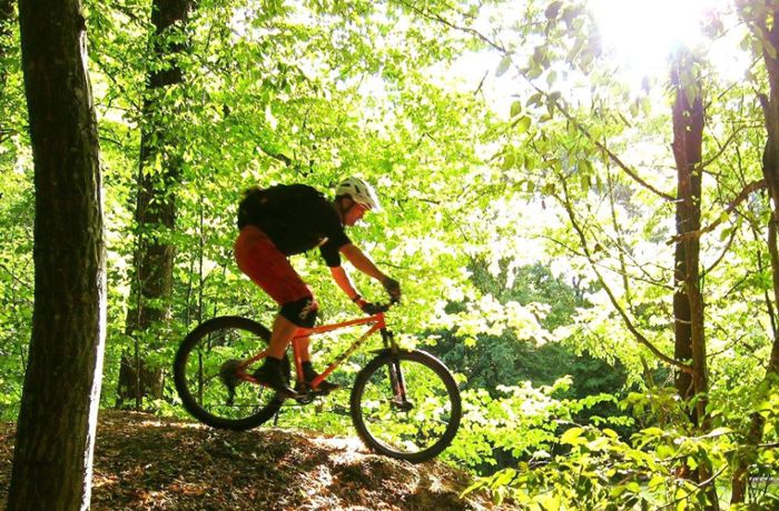 Mountainbiker in Filderstadt: Nun sucht der Landkreis nach legalen Trails