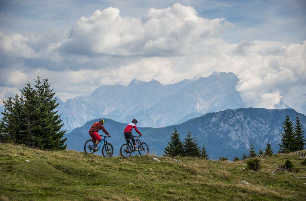 Mountianbiken in den Julischen Alpen.