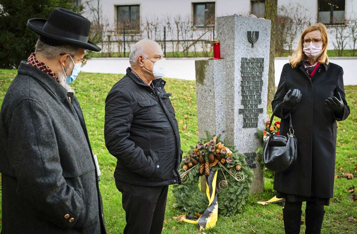 Yehuda Pushkin, Michael Kashi und Isabel Fezer (von links) Foto: Lg/Achim Zweygarth