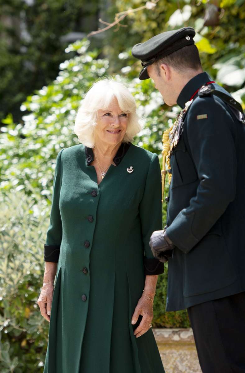 Die Herzogin von Cornwall ist jetzt „Colonel-in-Chief of The Rifles“.