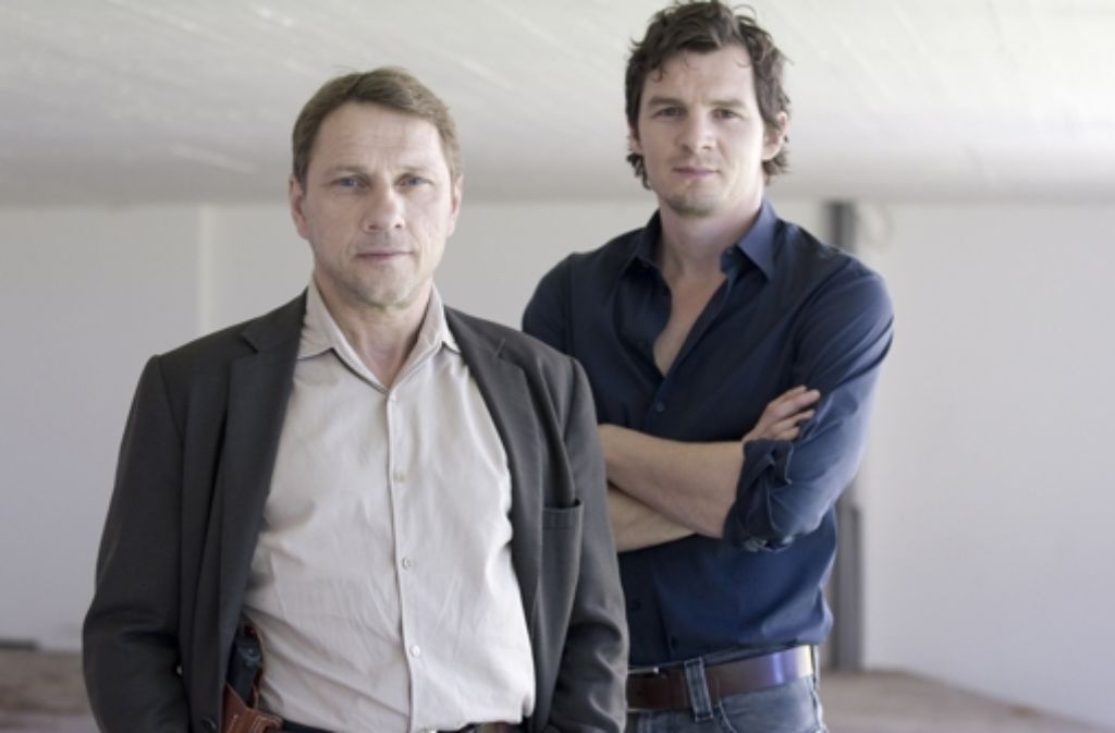 Richy Müller (links) als Kommissar Thorsten Lannert und Felix Klare als Kommissar Sebastian Bootz spielen seit 2008 im Stuttgarter Tatort (SWR).