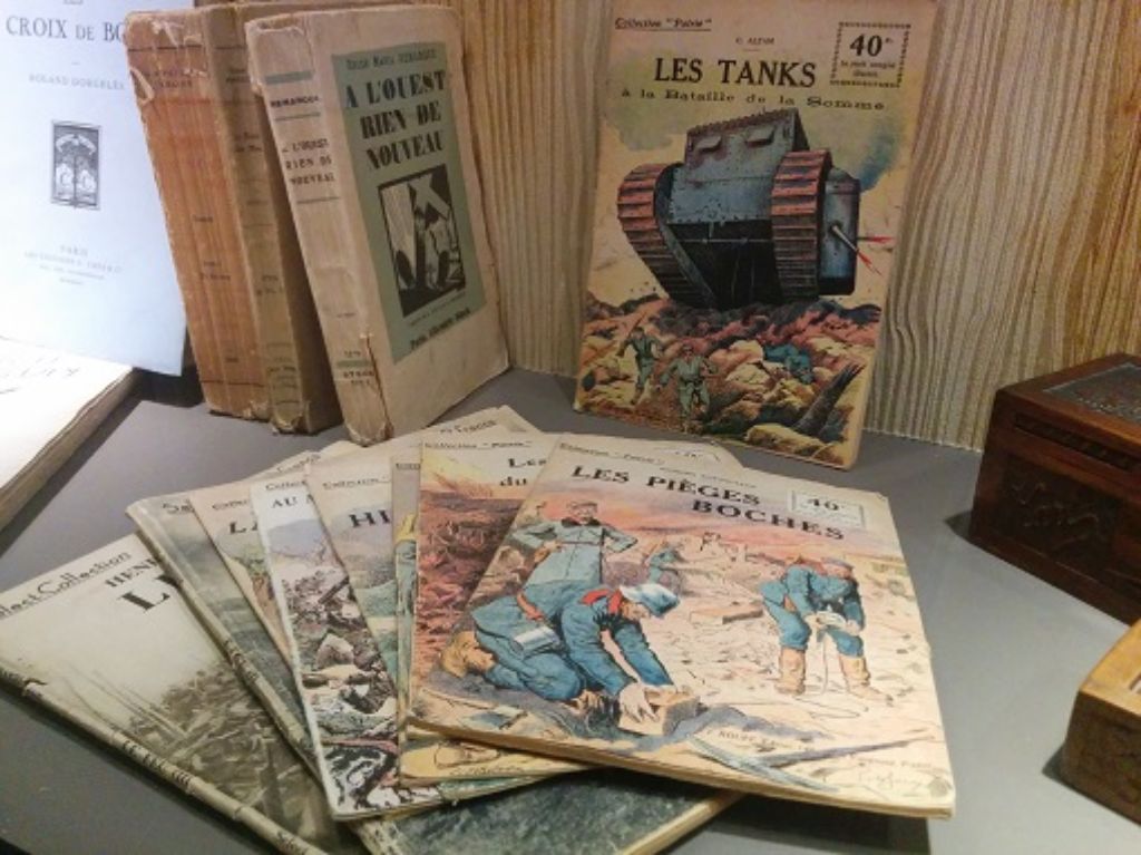 Französische Kriegsromane mit anti-deutscher Propaganda.