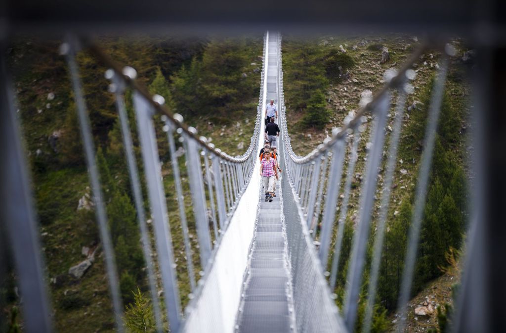Die Brücke bei Zermatt ist nichts ...