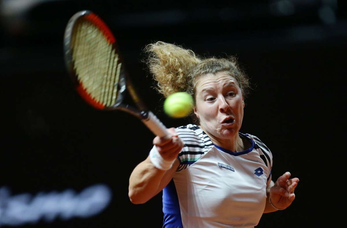 Für Anna-Lena Friedsam aus Deutschland, ist das Turnier nach dem Achtelfinale zu Ende. Sie verliert gegen Aryna Sabalenka aus Belarus.
