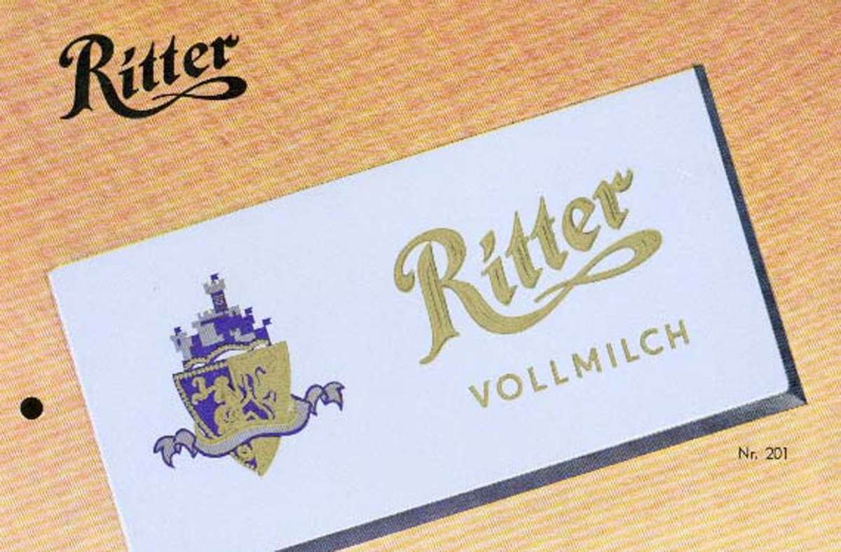 Längliche Schokoladentafeln? Im Jahre 1965 waren die meisten Tafeln der Firma Alfred Ritter noch so geformt.