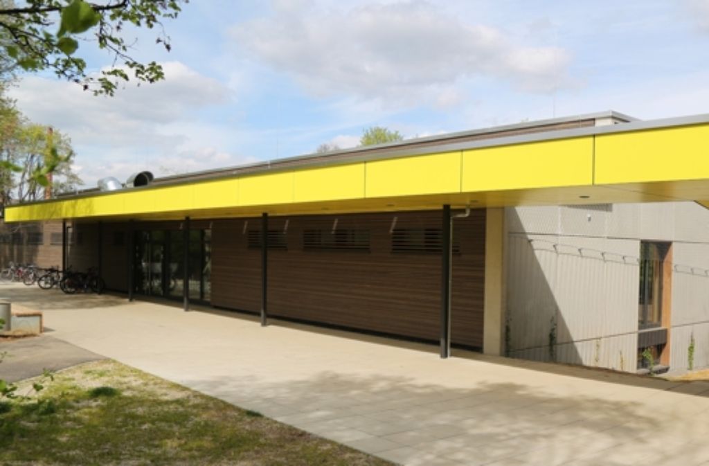 Staufer Sporthalle 3 in Waiblingen. Architekt: STEINHOFF / HAEHNEL ARCHITEKTEN GmbH, Stuttgart