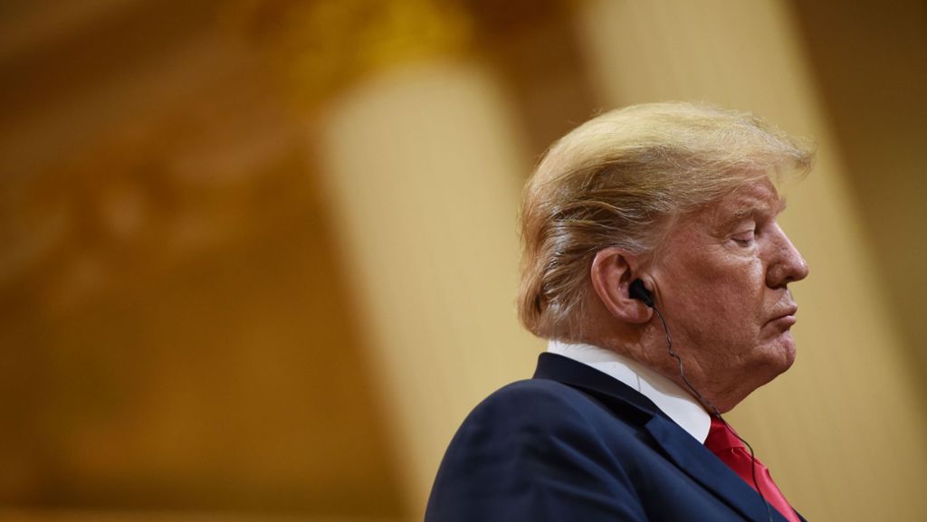 US-Präsident reagiert auf Kritik: Donald Trump will sich versprochen haben