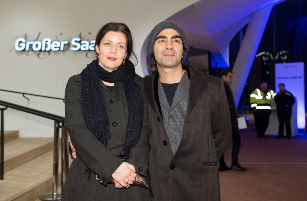 Regisseur Fatih Akin mit seiner Ehefrau Monique