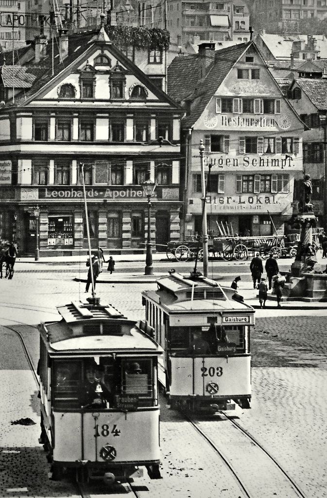 Leonhardsviertel im Jahr 1905.
