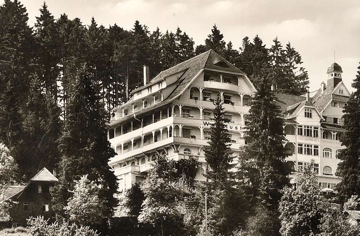 Das Hotel Waldlust in Freudenstadt in den 1920er-Jahren.