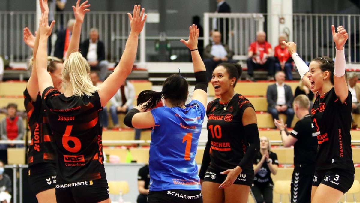 Volleyball-Bundesliga: Allianz MTV Stuttgart siegt auch ohne Krystal Rivers