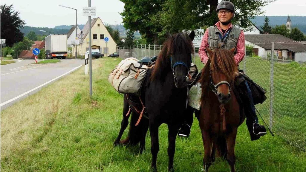 550 Kilometer unterwegs: Opa will Enkel mit dem Pferd von Schule abholen