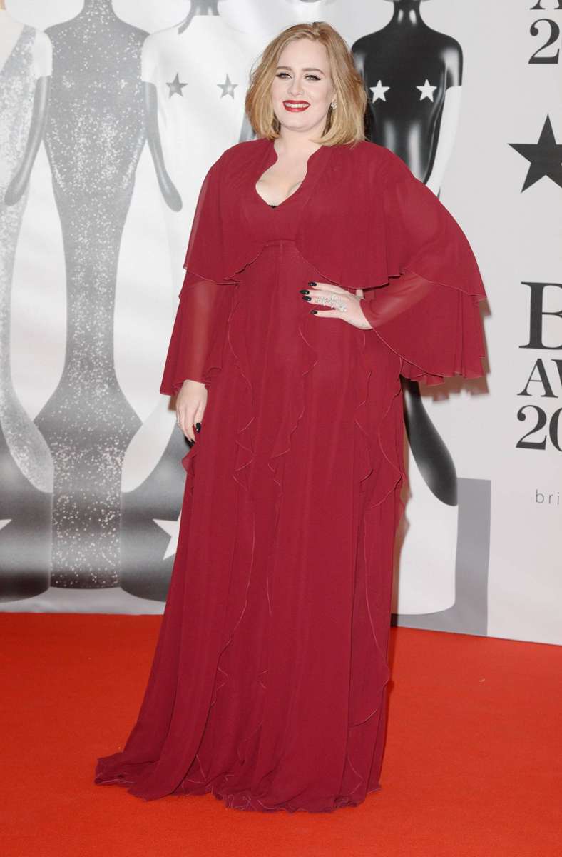 Adele 2016 bei den Brit Awards in London
