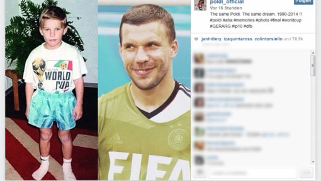 Lukas Podolski: Poldi trägt den Teamgeist im Herzen