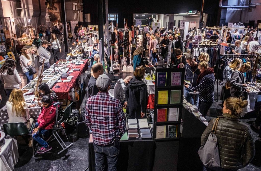 Der Kreativmarkt im Wizemann in Stuttgart lockte am Wochenende über 1000 Besucher an.